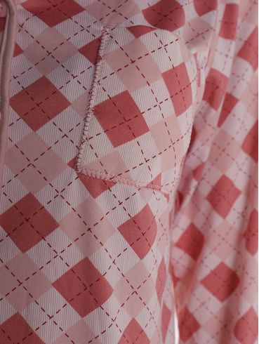 Pijama Suede Americano Feminino ROSA