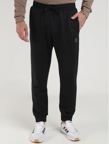Calça Moletom Jogger Masculina PRETO