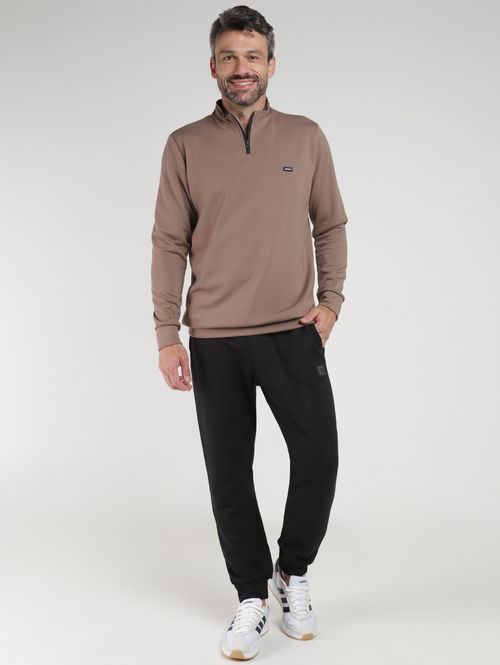 Blusão Malha Elétron Masculino CAQUI