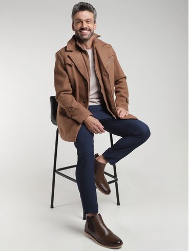 Casaco Eletrón Masculino CAQUI