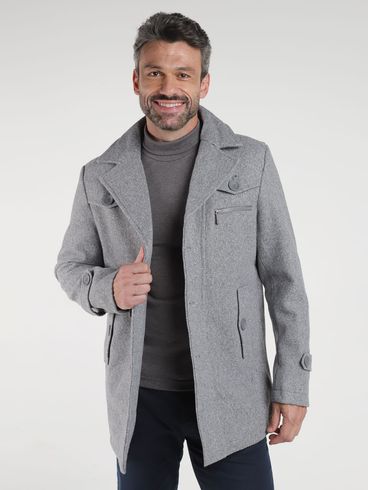 Casaco Eletrón Masculino CINZA CLARO