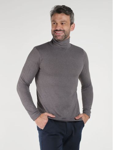 Suéter de Tricot Masculino CINZA