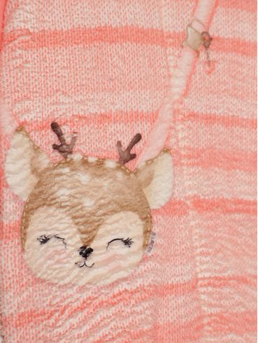 Pijama Longo Infantil Para Menina - CORAL