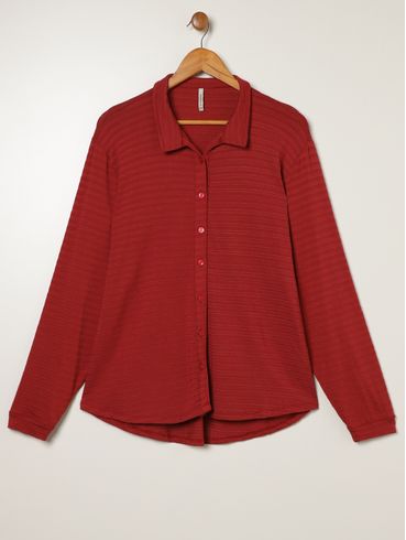 Camisa Plus Size Feminina VERMELHO