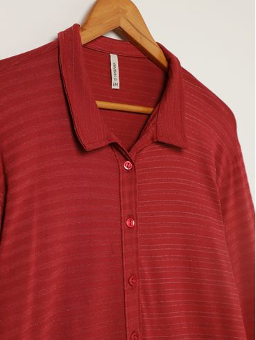 Camisa Plus Size Feminina VERMELHO