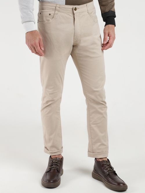 Calça Sarja Slim Masculina AREIA