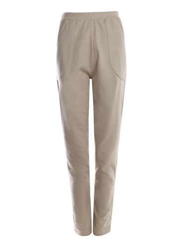 Calça Moletom Reta Feminina BEGE