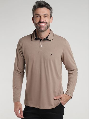 Polo Masculina CAQUI