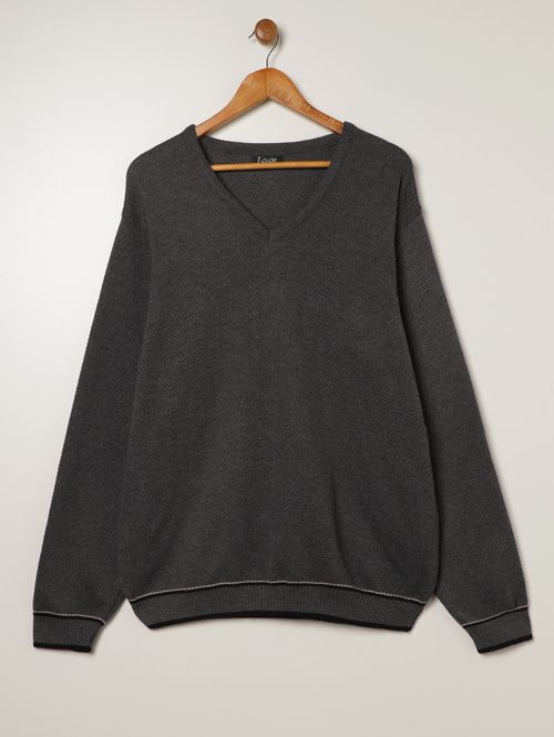 Blusão Tricot Plus Size Masculino CHUMBO