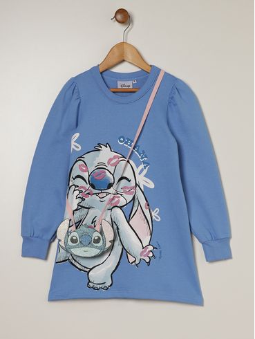 Vestido Disney Infantil Para Menina - AZUL
