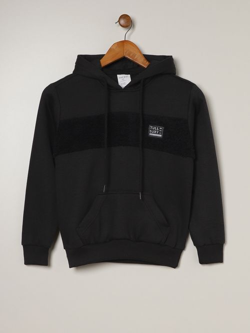 Moletom Juvenil Para Menino - PRETO