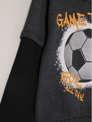 Conjunto Longo Infantil Para Menino - MESCLA ESCURO