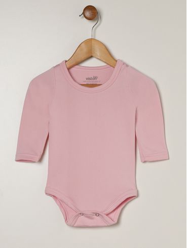 Body Térmico Infantil Para Bebê - ROSA