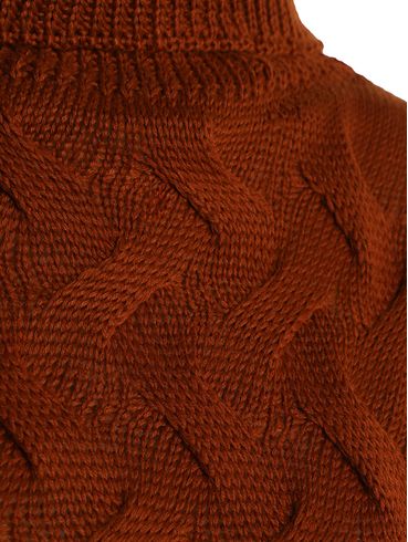 Blusa Tricot Gola Alta Feminina TELHA