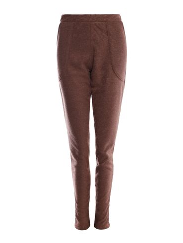 Calça Boucle Felpado Feminina MARROM