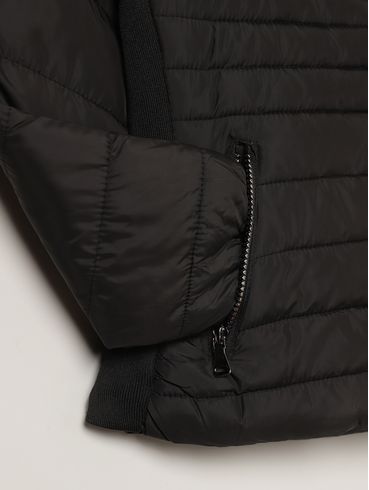 Casaco Parka Juvenil Para Menina - PRETO