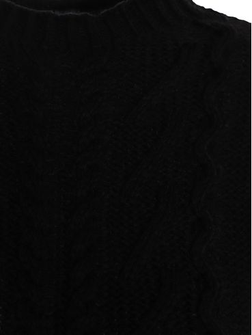 Blusão Tricot Manga Longa Feminina PRETO