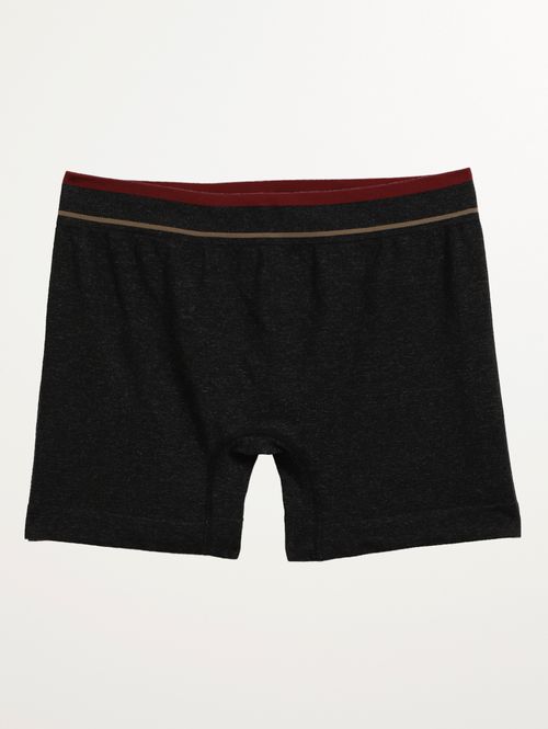 Cueca Boxer Sem Costura Plus Size Masculina PRETO