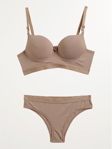 Conjunto Lingerie Feminino MARROM