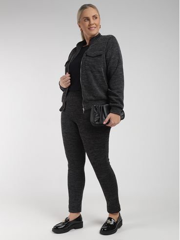 Jaqueta Autentique Plus Size Feminina PRETO