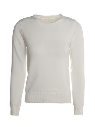 Blusa de Tricot Feminina OFF WHITE