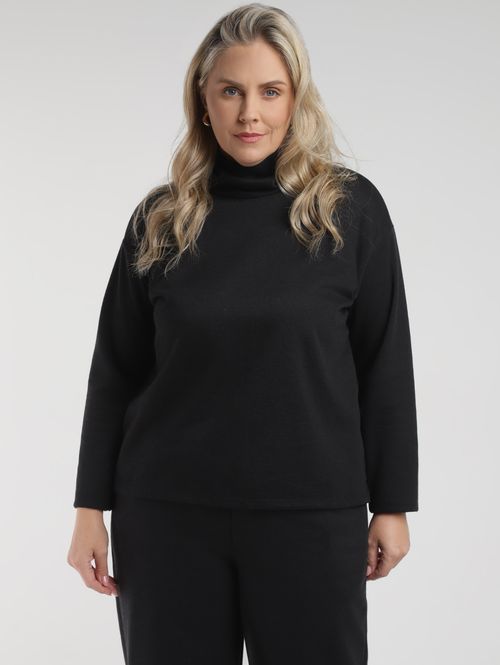 Conjunto Tricot Autentique Plus Size Feminino PRETO