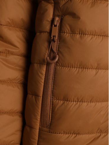 Casaco Puffer Feminino MARROM