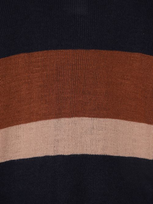 Blusão Tricot Manga Longa Infantil Para Menino - MARINHO