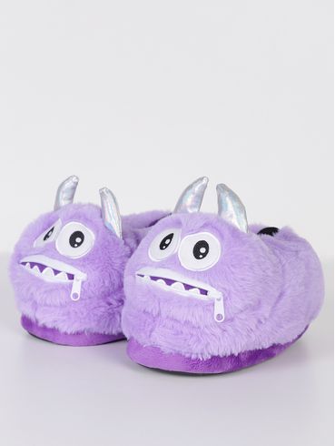Pantufa Monstros S.A. Juvenil Para Menina - LILAS