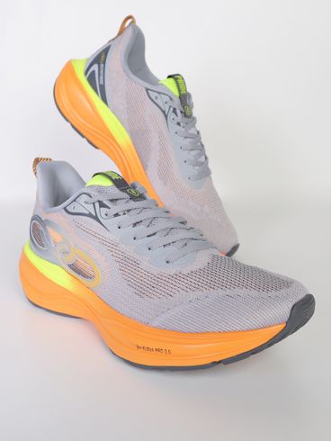 Tênis Esportivo Olympikus Pride Masculino CINZA/LARANJA
