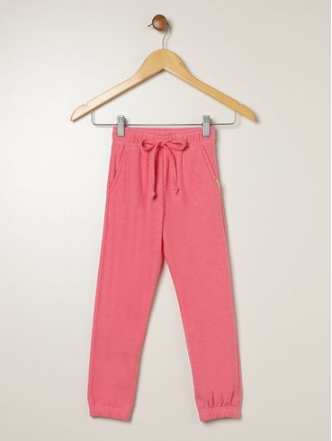 Calça Jogger Juvenil Para Menina - ROSA