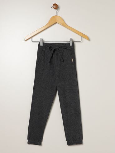 Calça Jogger Juvenil Para Menina - PRETO