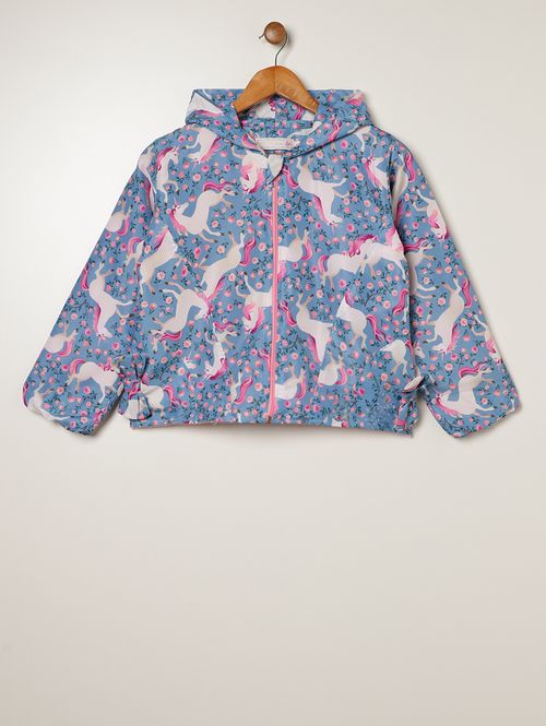 Casaco Laços Juvenil Para Menina - AZUL