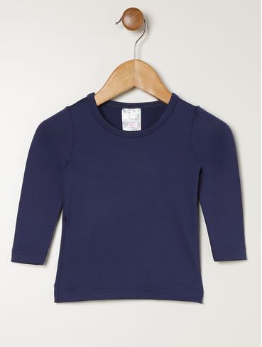 Camiseta Térmica Infantil Para Bebê - AZUL