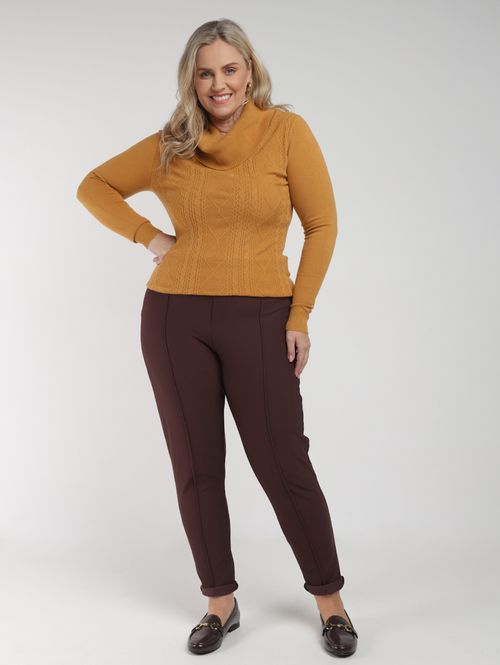 Calça Autentique Plus Size Feminina MARROM