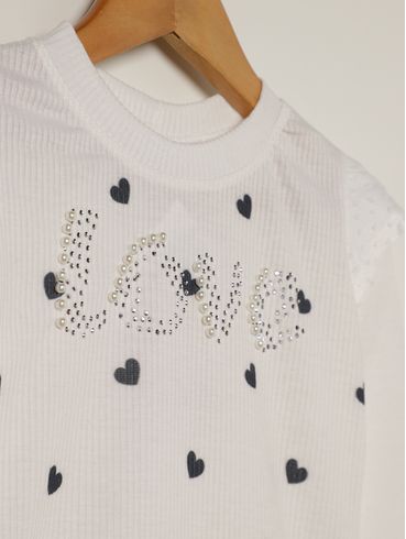 Body Juvenil Para Menina - OFF WHITE