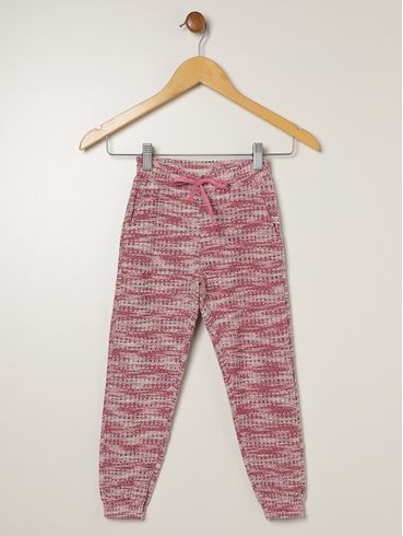 Calça Jogger Kidy+ Infantil Para Menina - ROSA