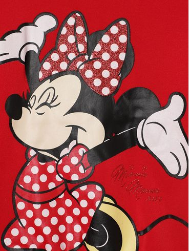 Moletom Minnie Infantil Para Menina - VERMELHO