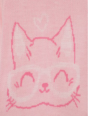 Blusão Tricot Infantil Para Menina - ROSA CLARO