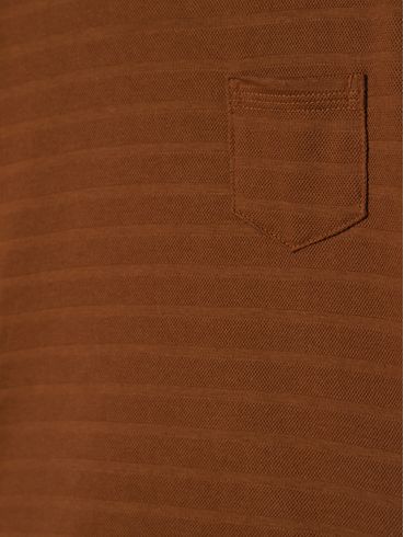 Camiseta Manga Longa Infantil Para Menino - MARROM