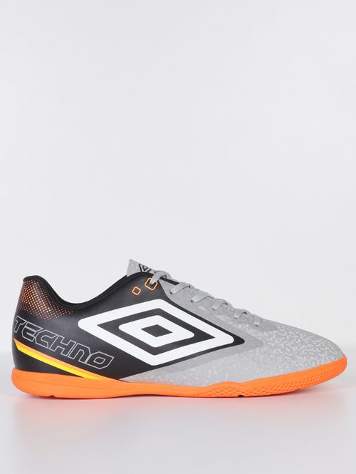 Tênis Futsal Techno Umbro Masculino CINZA/PRETO