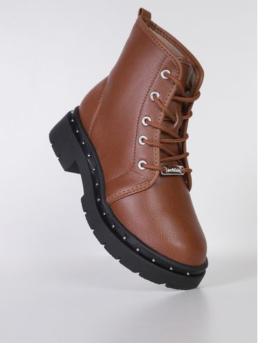 Bota Floather Molekinha Juvenil Para Menina - CARAMELO