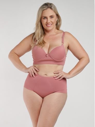 Conjunto Lingerie Fio Duplo Plus Size Feminino ROSE