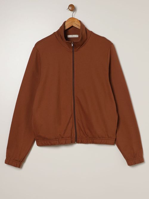 Jaqueta Autentique Plus Size Feminina MARROM