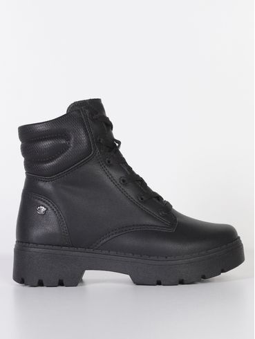 Bota Coturno Almeria Dakota Juvenil Para Menina - PRETO