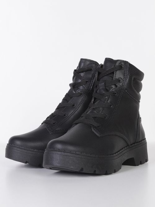 Bota Coturno Almeria Dakota Juvenil Para Menina - PRETO