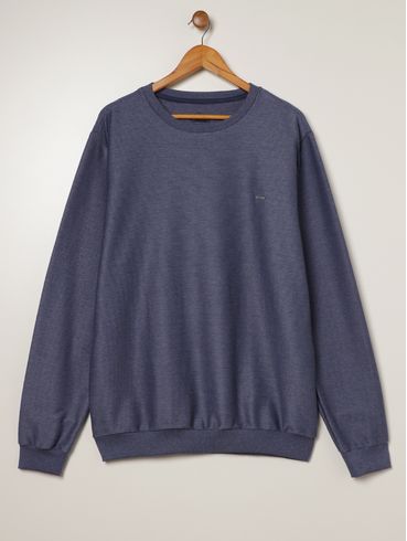 Blusão Texturizado Plus Size Masculino AZUL