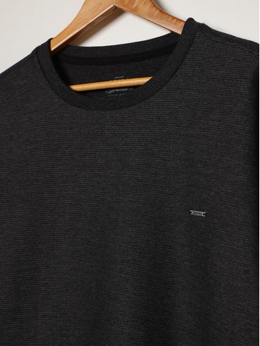 Blusão Texturizado Plus Size Masculino PRETO