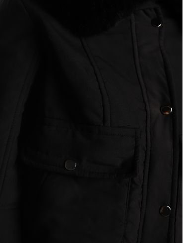 Casaco Curto Feminino PRETO