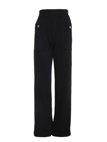 Calça Moletinho Reta Feminina PRETO